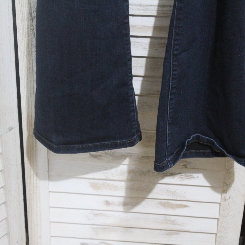 Liverpool Dark Wash Denim Boot Cut Jeans (1048) - Picture 2 of 9